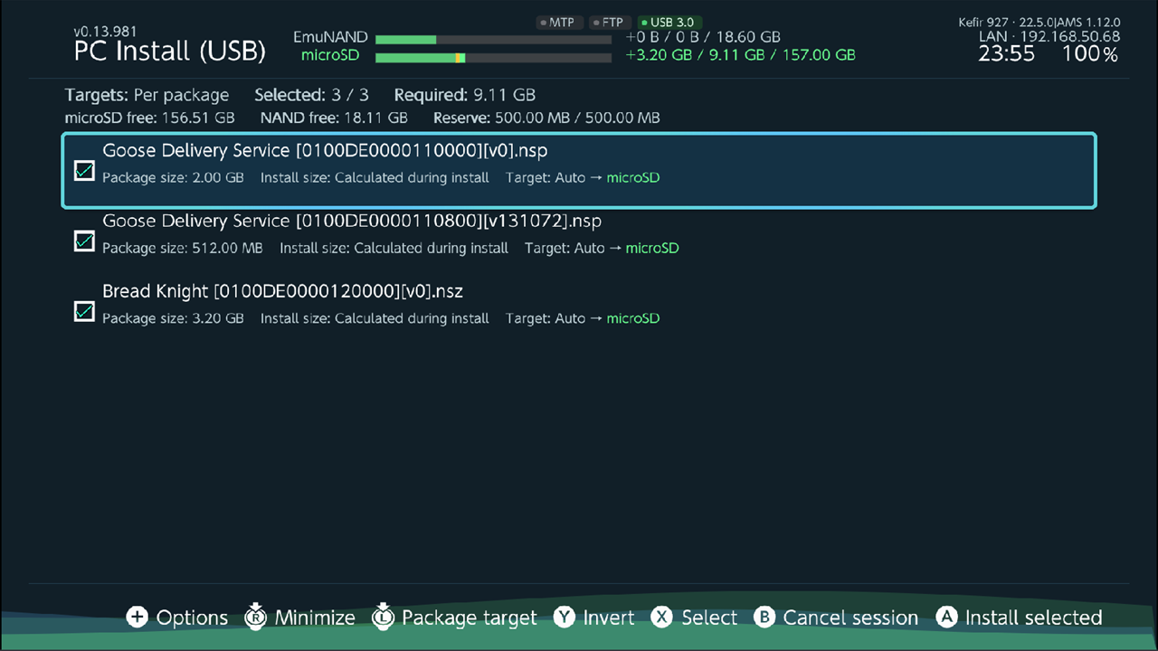 Queue with packages received from DBI Backend Qt